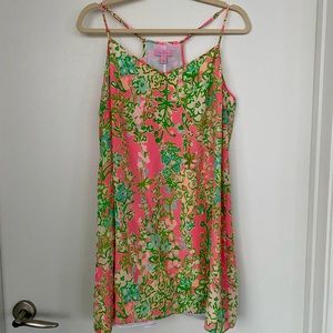 Lilly Pulitzer Flowy Floral Silk Dress
